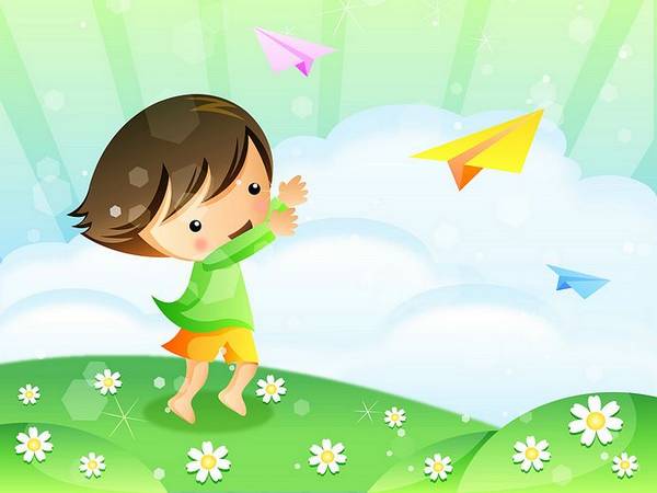 Artigo sobre Maria Montessori: criança a brincar com avião de papel